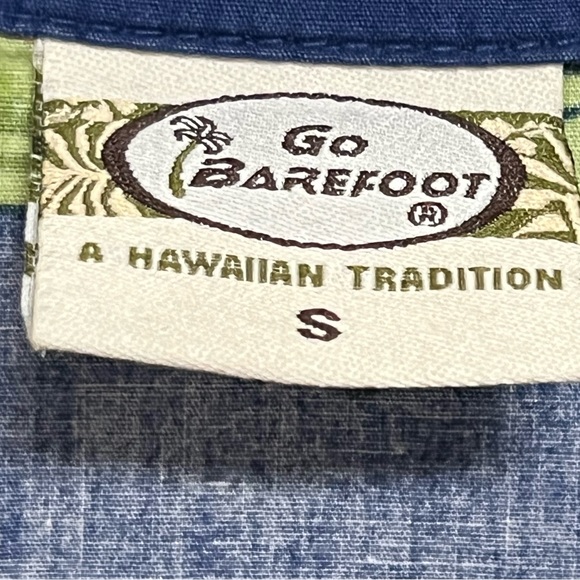 Vintage 90s Go Barefoot Hawaiian Shirt - Picture 4 of 5